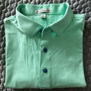 Peter Millar 100% Cotton Golf Polo Shirt M